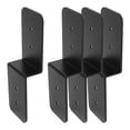 thumbnail image 1 of 4 PCS Robustes Acier Z Supports, Double Corset d'Angle Profil de Canal, 1 of 7