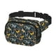 thumbnail image 2 of Fotbe Flowers Butterfly Cangurera Cuadrada con Estampado de Doble Capa, Bolsa de Cintura Ajustable Mini para Hombres y Mujeres, 2 of 9