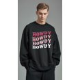 thumbnail image 2 of Howdy Cow T-Shirt, Sweatshirt, Hoodie, Cowgirl Shirt for Western Style Lovers, for men & women, up to size 5XL., 2 of 5