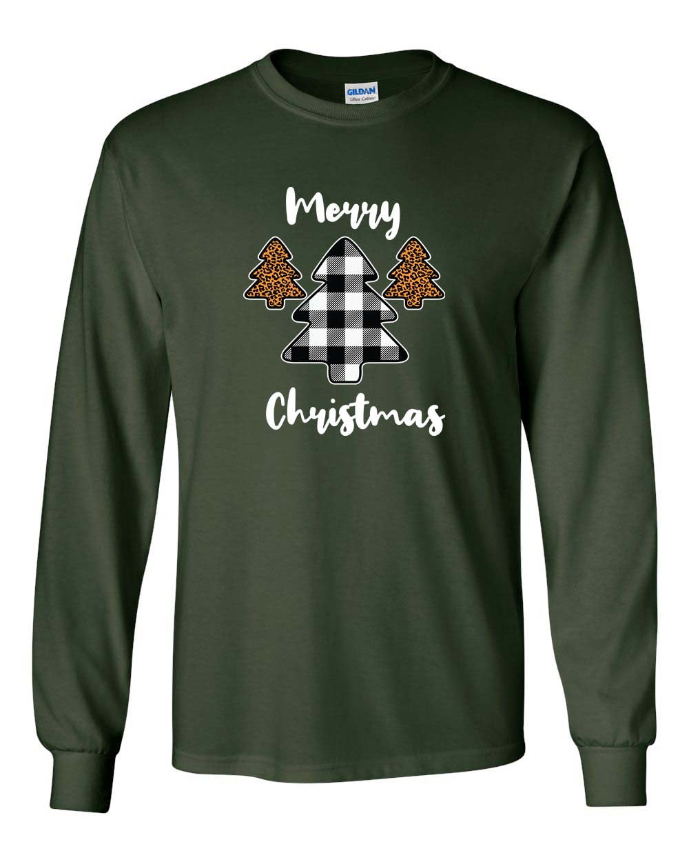 Merry Christmas Tree Leopard And Buffalo Plaid T-Shirt T-Shirt Merry Christmas Tree Leopard And Buffalo Plaid T-Shirt T-Shirt