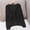 Black, variant on Josdec Women Button Front Knit Hooded Cardigan, Long Sleeve Soft Lightweight Solid Casual Layering Pullover Knit Tops One Size