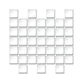 thumbnail image 1 of Injueey Adhesivo de pared de mosaico de 10 piezas, pegatina de decoración para el hogar, adorno de habitación, pegatina de azulejo Decoración del hogar Transparente 20*20*10 piezas, 1 of 6