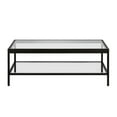 thumbnail image 3 of Pemberly Row Traditional Metal Coffee Table Black and Bronze, 3 of 8