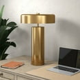 thumbnail image 3 of Nash 24" Tall Table Lamp with Metal Shade in Brass/Brass, 3 of 8