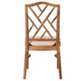 thumbnail image 6 of Chestnut Ritz Resin Chair with Beige Linen Seat by Chivari, 6 of 11