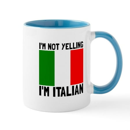 

CafePress - Yelling Italian Mugs - 11 oz Ceramic Mug - Novelty Coffee Tea Cup