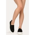 thumbnail image 2 of Women's Round Toe Leatherette Platform Slip On Sneaker 20553, 2 of 4