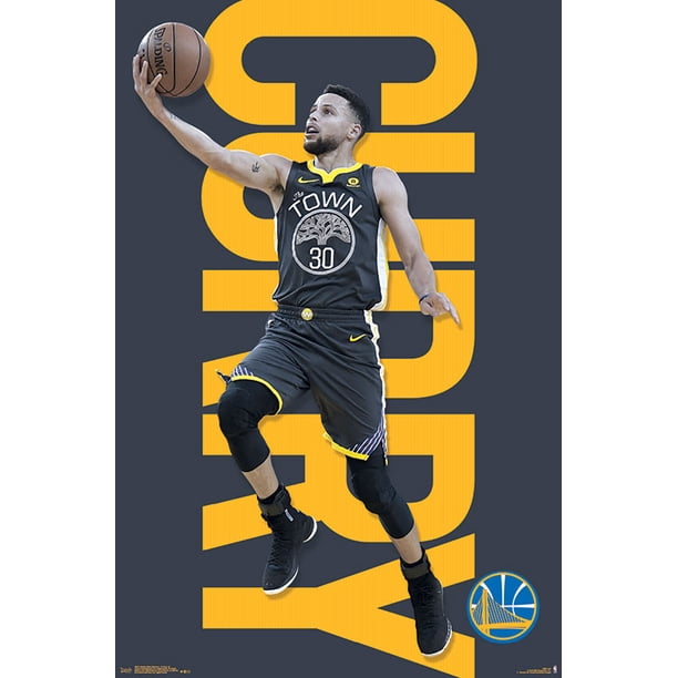 Golden State Warriors Stephen Curry Poster Mount Bundle Walmart Com