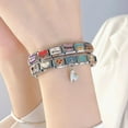 thumbnail image 3 of 100 Uds. Anillos de salto con cierre de langosta, cierre de conector, cuentas de extremo engarzado para pulsera, collar, cadenas, conjunto de accesorios para hacer joyas DIY, 3 of 4