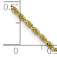 thumbnail image 5 of Leslie's 14K 1.3mm Diamond-Cut Rope Chain (Weight: 3.71 Grams, Length: 22 Inches), 5 of 5