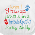 thumbnail image 4 of Inktastic Ham Radio Operator Like Daddy Boys or Girls Baby Bib, 4 of 4