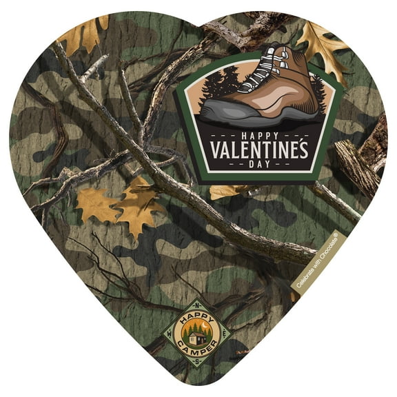 Elmer Chocolate Assorted Chocolate Man Outdoor Heart 4oz 10 Pieces