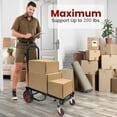 thumbnail image 5 of Pyle Compact Adjustable Folding Hand Truck Dolly Platform Multi Cart, Black, 5 of 8