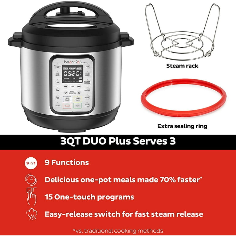 Instant Pot Duo Plus 9-in-1 Electric Pressure Cooker, Slow Cooker