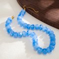 thumbnail image 3 of NICKSUN Chunky Beaded Statement Necklace for Women Trendy Colorful Boho Resin Bead Choker Necklaces Summer Handmade Jewelry Gifts Accessories, 14 Colors Available, 3 of 7