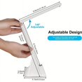 thumbnail image 2 of Smart Desk Lamp LED Desk Lamp 7 In 1 Wireless Charger Bracket Station USB Charging Port With Wireless Charger Digital Clock Display Alarm Foldable Dimmable Touch 3 Light Modes Compatible With IWatch,, 2 of 4