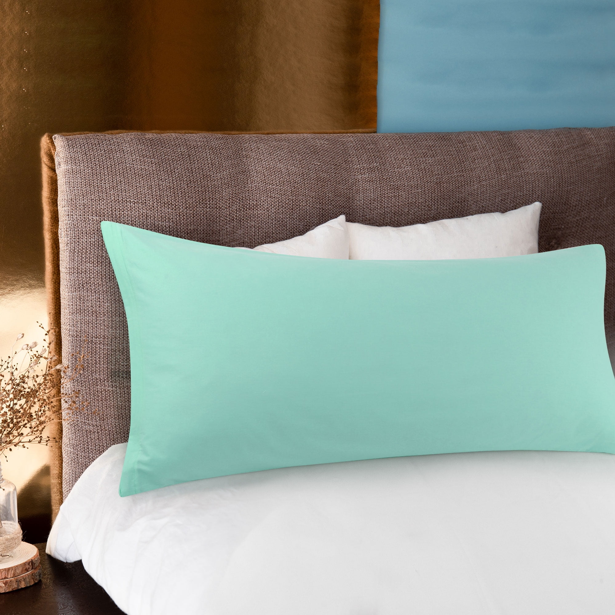 Body Pillowcase 20 x 54 Navy Blue Body Pillow Cover With Zipper Closer