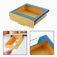 thumbnail image 2 of Bewildely Cajón extraíble para debajo del gabinete para especias con cinta autoadhesiva Organizadores de utensilios de cocina Azul amarillo L, 2 of 4