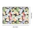 thumbnail image 5 of Area Rugs For Living Room Decor - Color Envelope Pattern Anti Slip Throw Washable Rugs 3x5 For Bedroom, Soft Indoor Carpet For Bedroom Living Room 60x39In, 5 of 5
