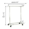 thumbnail image 1 of Honey-Can-Do Expandable Garment Rack, Chrome, 1 of 7