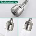 thumbnail image 3 of Wall-Mounted Kitchen Faucet 360° Rotatable With Functions Kitchen Sink Mixer Tap Cold Water Single Cooling Wall-Mounted Faucet On Brushed Surface Spring Kitchen Tube, 3 of 5