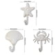 thumbnail image 2 of Set Of 3 Starfish Seashell Crab Cast Iron Decorative Wall Hooks Coats Towels Hooks Beach Ocean Theme Metal Hooks, 2 of 5