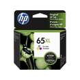 thumbnail image 3 of HP 65XL Tri-color Original Ink Cartridge, ~300 pages, N9K03AN#140, 3 of 7