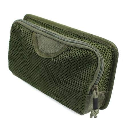 NIBOLOG Tactical Storage Bag Visual Design Fasteners Hook Surface Storage Items Nylon Divider Mesh Bag Adhesive Backpack Outdoor Sports