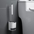thumbnail image 1 of Cepillo de baño con soporte de plástico de secado rápido hueco interno fácil de limpiar piezas de baño duraderas suministros para el hogar - Base cuadrada Macarena cepillo de baño, 1 of 7