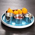 thumbnail image 2 of Lubelski Sauce Dipping Cup High Durability Rust-proof Stainless Steel Sauce Container Hot Pot Seasoning Dipping Bowl Kitchen Supplies, 2 of 8