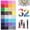 32 Mix Resin#A_4, variant on 32000Pcs Rhinestones for Bedazzling 3mm Multihue Jelly Resin Flat Gems Bedazzling Kit With 3Pcs Glue For Shoe Nail Book Craft Decor