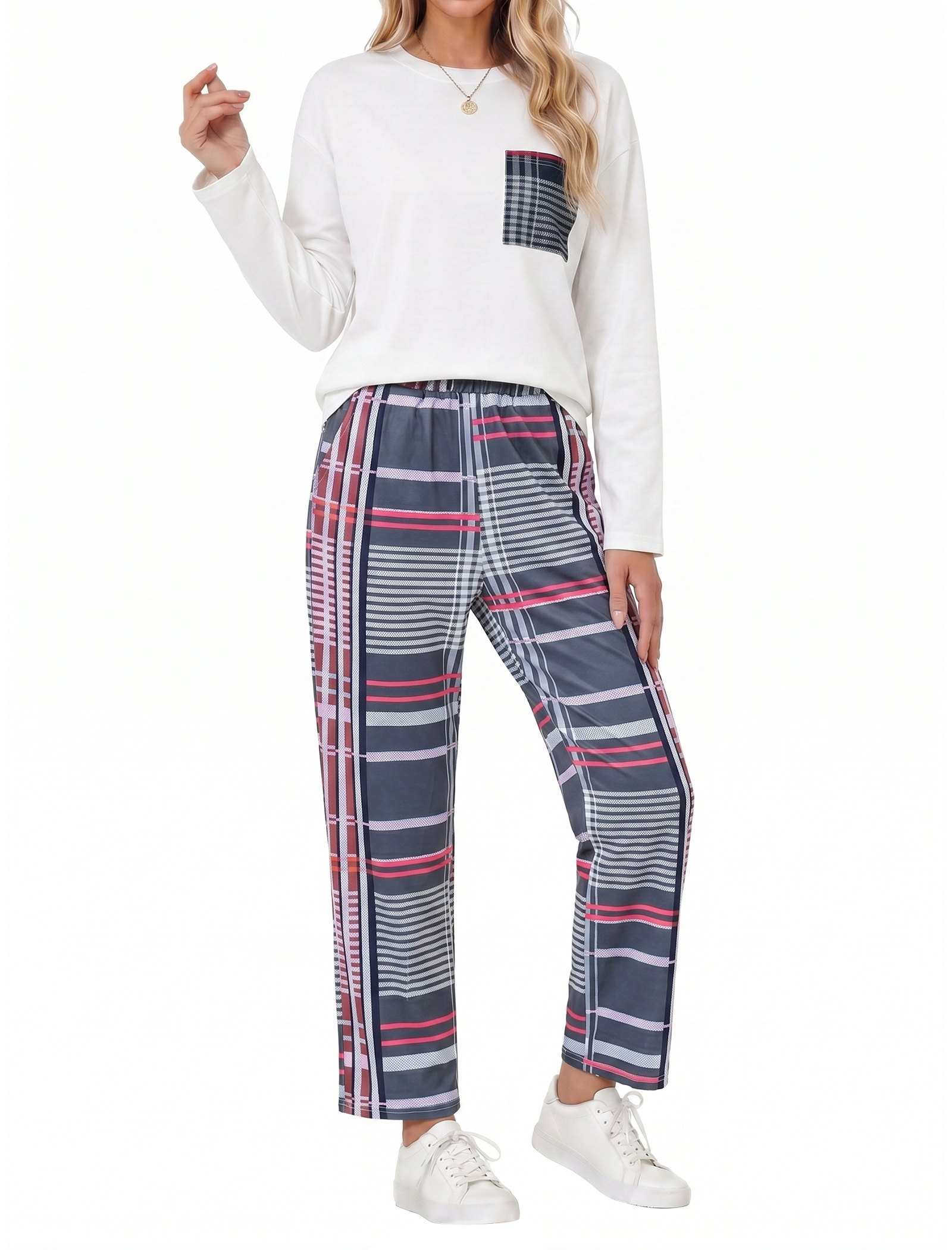 OYYN Women's 2-Piece Casual Tracksuit Set photo 3