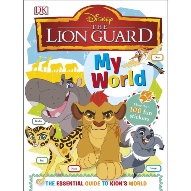 MY WORLD THE LION GUARD STICKER BOOK
