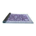 thumbnail image 2 of Ahgly Company Indoor Round Oriental Blue Traditional Area Rugs, 6' Round, 2 of 4