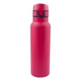 thumbnail image 1 of Termo Doble Pared Acero Inoxidable con Popote de Silicón, Tapa Apertura Push Up y Agarradera, 750 ml Rojo, 1 of 4