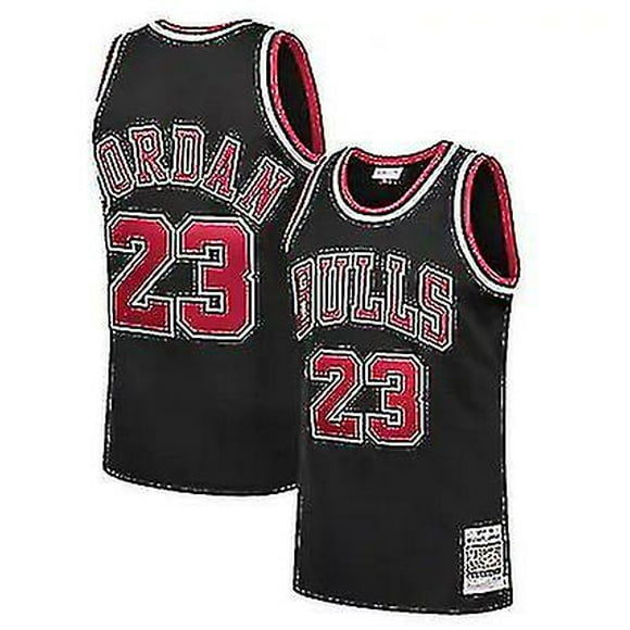 Chicago Taureaux Michael Jordan No.23 Maillot de Basket-Ball Chemises de Sport, Jordan pour Adultes