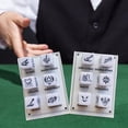 thumbnail image 4 of Keyword Pattern Acrylic Mult Sided Game Dices Round Corner Role Playing 6 Sided Table Game Dices Smooth Surfaces, 4 of 8
