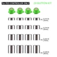 thumbnail image 1 of Replacement Bullet Buttons & Controller Thumbsticks Repair Kit Compatible with PlayStation PS4/PS5 Controller - Metal Adjustable Repair Kit, 1 of 7