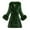 Green, variant on Lovskoo Winter Coats for Women Fashion Faux Fur Warm Jacket Plus Size Long Sleeve Casual Fleece Collar Elegant Slim Overcoat White