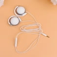 thumbnail image 4 of OULII Écouteurs Filaires de Rentrée Scolaire TPE Blanc sur-Oreille 1 Paire, 4 of 8