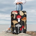 thumbnail image 3 of Lsque Various Mushrooms Printed Luggage Cover, Travel Luggage Protector,Scratch and Dirt Resistant, Fits 18-32 Inch Luggage - Small, 3 of 9