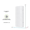 thumbnail image 5 of Evolur Dream On Me, 182 Ultra Coil Inner Spring Standard Crib & Toddler Mattress, 5 of 15