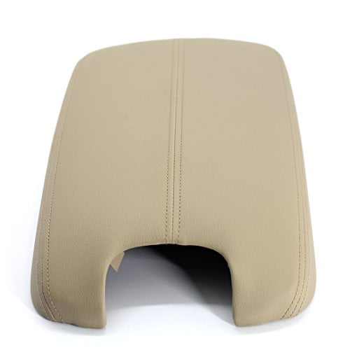 Interior Ezzy Auto Beige Leather Suture Console Armrest Lid