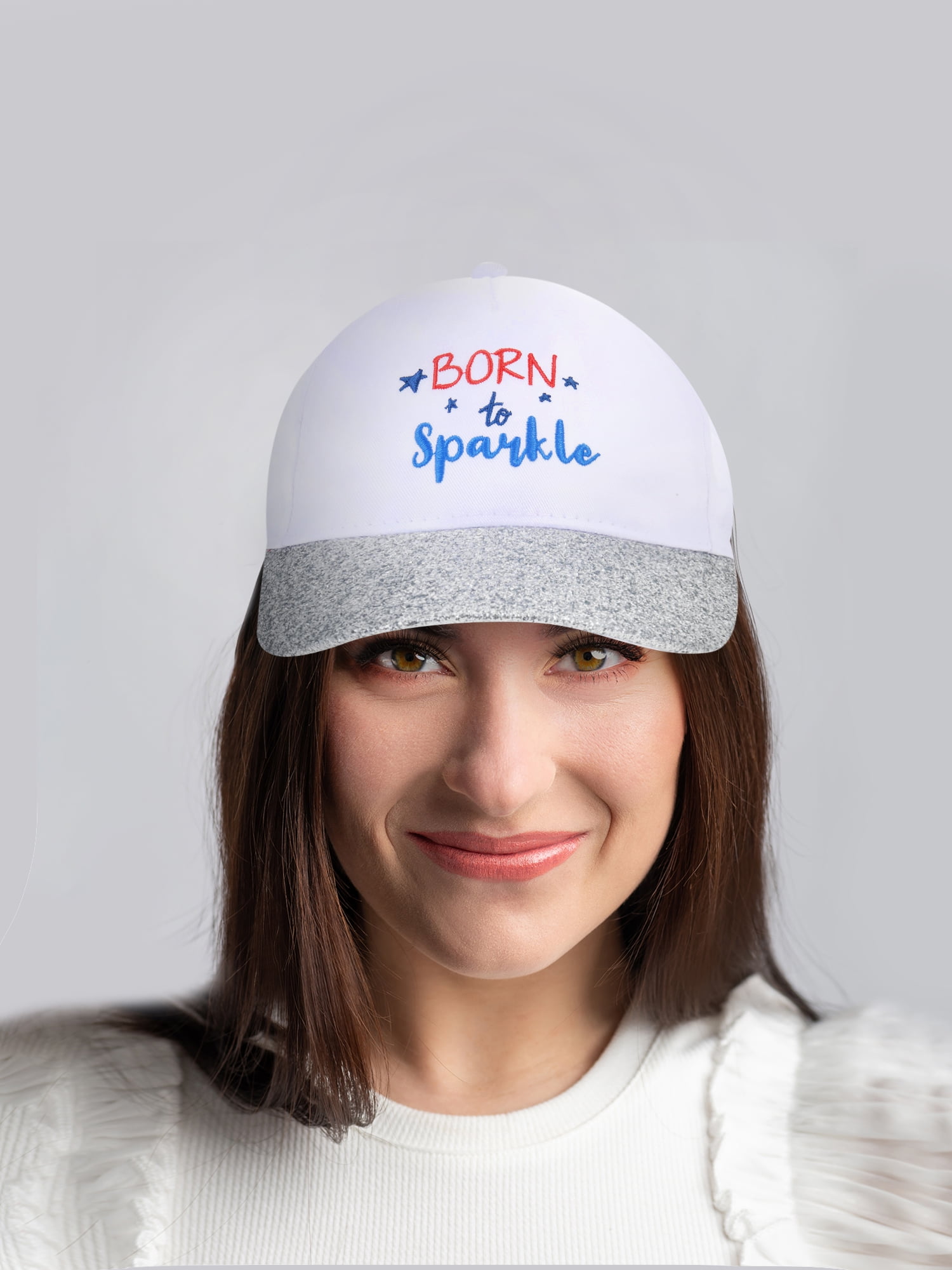Way to Celebrate Americana "Born to Sparkle" Baseball Cap, Adult Size, 1 Piece