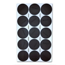 PixiDoodle 2.2", 56mm, 15 Pack, Black Silicone Bottoms for Skinny Tumblers with Care Instructions