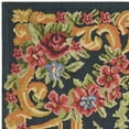 thumbnail image 5 of SAFAVIEH Classic Vintage Kyleigh Floral Polyester Area Rug, Black/Rose, 4' x 6', 5 of 7