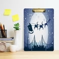 thumbnail image 6 of FMSHPON Merry Christmas Clipboard Hardboard Wood Nursing Clip Board and Pull for Standard A4 Letter 13x9 inches, 6 of 8