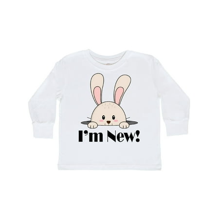 

Inktastic New Baby Gift Bunny Rabbit Gift Toddler Boy or Toddler Girl Long Sleeve T-Shirt