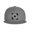 Gray, variant on Flat Bill Visor Classic Snapback Hat Rotational Motion Illusion Psychedelic Adjustable Baseball Cap for Men Women Navy Blue