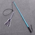 thumbnail image 3 of Interactive Dog Toys Extendable Flirt Pole Funny Chasing Tail Teaser and Exerciser for Pets Size L (Blue), 3 of 7